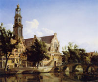 Jan van der Heyden View of the Keizersgracht and Westerkerk, Amsterdam